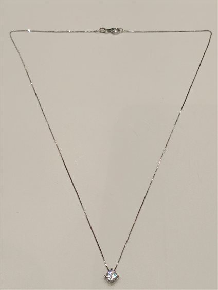 Halskette Duezeta Dame in Weißgold Zircone GCOBPL4GRIFFE2ZM5 - GCOBPL4GRIFFE2ZM5